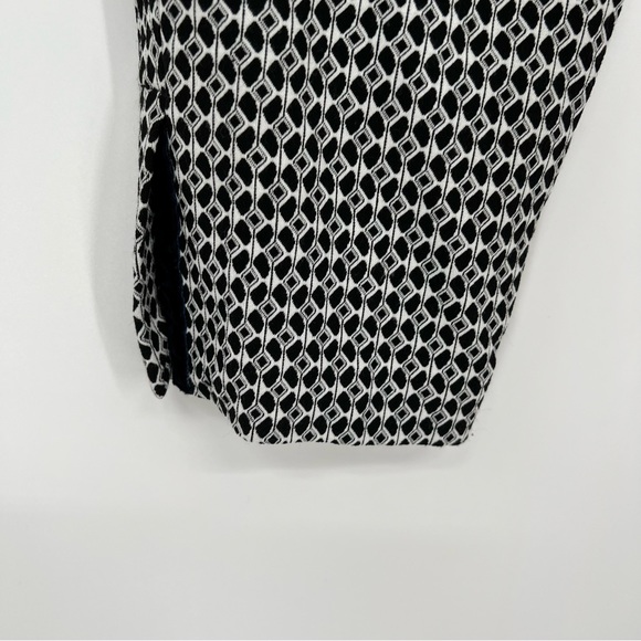 Anthropologie Larkin Jaquard Tapered Trouser Ankle Pant - Picture 6 of 8